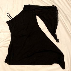 womens black ENT dress